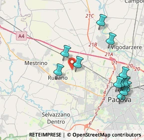 Mappa Via Cesare, 35030 Rubano PD, Italia (4.5275)