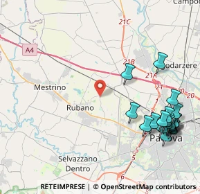 Mappa Via Cesare, 35030 Rubano PD, Italia (5.393)