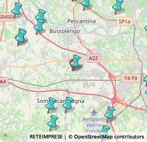 Mappa Via Liguria 47 Lugagnano di Sona, 37066 Verona VR, Italia (6.918)