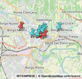 Mappa Via Pallone, 37121 Verona VR, Italia (0.80455)