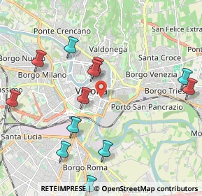 Mappa Via Pallone, 37121 Verona VR, Italia (2.35583)