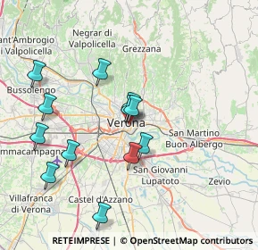 Mappa Via Pallone, 37121 Verona VR, Italia (7.2625)