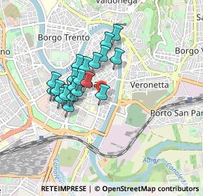 Mappa Via Pallone, 37121 Verona VR, Italia (0.6645)