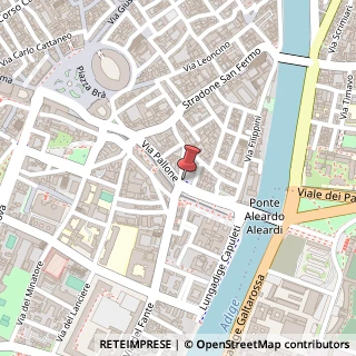 Mappa Via Pallone, 8, 37121 Verona, Verona (Veneto)