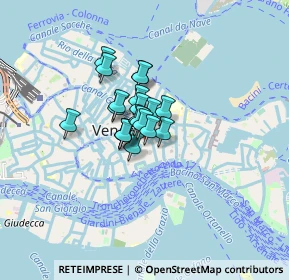 Mappa Calle Specchieri S. Marco, 30124 Venezia VE, Italia (0.4225)