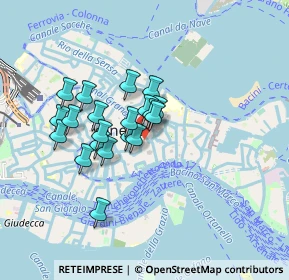 Mappa Calle Specchieri S. Marco, 30124 Venezia VE, Italia (0.6585)