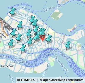 Mappa Calle Specchieri S. Marco, 30124 Venezia VE, Italia (0.83765)