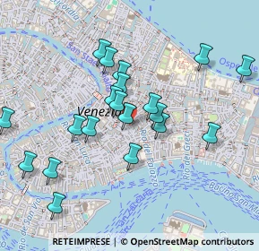 Mappa Calle Specchieri S. Marco, 30124 Venezia VE, Italia (0.4595)