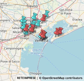 Mappa Calle Specchieri S. Marco, 30124 Venezia VE, Italia (10.7795)