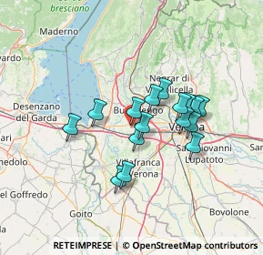 Mappa Via la Sorgente, 37060 Sona VR, Italia (10.7025)