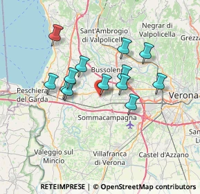 Mappa Via la Sorgente, 37060 Sona VR, Italia (5.78538)