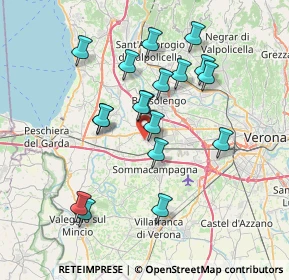Mappa Via la Sorgente, 37060 Sona VR, Italia (6.76722)