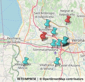 Mappa Via la Sorgente, 37060 Sona VR, Italia (7.01462)