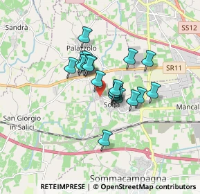 Mappa Via la Sorgente, 37060 Sona VR, Italia (1.168)