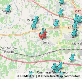 Mappa Via la Sorgente, 37060 Sona VR, Italia (2.9075)