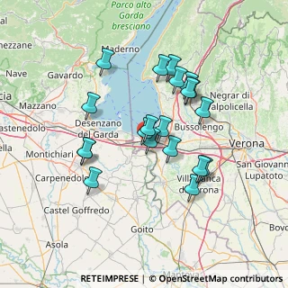 Mappa Via Silvestro Lega, 37019 Peschiera del Garda VR, Italia (12.2985)
