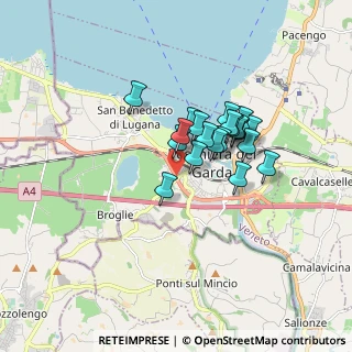 Mappa Via Silvestro Lega, 37019 Peschiera del Garda VR, Italia (1.2235)