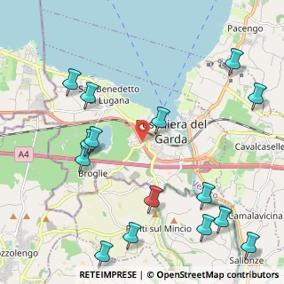 Mappa Via Silvestro Lega, 37019 Peschiera del Garda VR, Italia (2.76733)