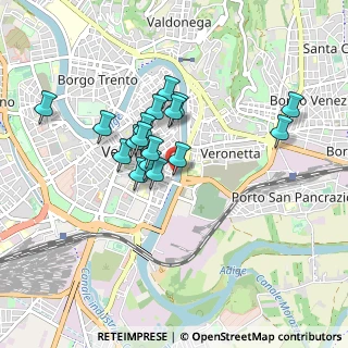 Mappa Via Macello, 37121 Verona VR, Italia (0.71118)