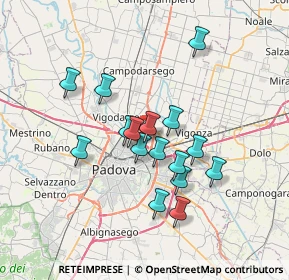 Mappa Via Alfredo Cappellini, 35129 Padova PD, Italia (5.79938)