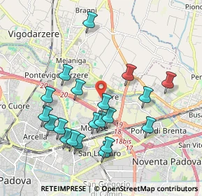 Mappa Via Alfredo Cappellini, 35129 Padova PD, Italia (1.9515)