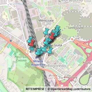 Mappa MI 20100, 20138 Milano MI, Italia (0.23462)
