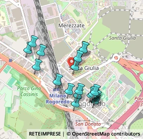 Mappa MI 20100, 20138 Milano MI, Italia (0.4345)