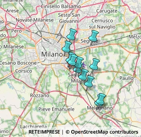 Mappa MI 20100, 20138 Milano MI, Italia (4.675)