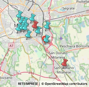 Mappa MI 20100, 20138 Milano MI, Italia (3.80846)