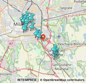 Mappa MI 20100, 20138 Milano MI, Italia (3.67786)