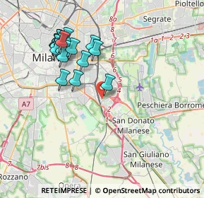 Mappa MI 20100, 20138 Milano MI, Italia (3.9785)