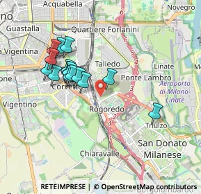 Mappa MI 20100, 20138 Milano MI, Italia (1.64333)