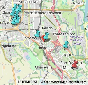 Mappa MI 20100, 20138 Milano MI, Italia (2.45583)