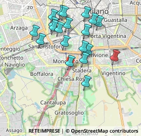Mappa Via dell'Innominato, 20142 Milano MI, Italia (1.878)