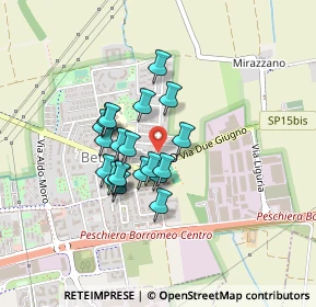 Mappa Via 2 Giugno, 20068 Peschiera Borromeo MI, Italia (0.3125)