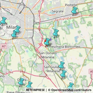 Mappa Via XXV Aprile, 20097 San Donato Milanese MI, Italia (6.6525)