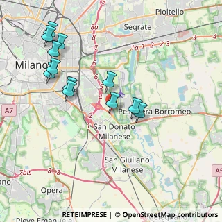 Mappa Via XXV Aprile, 20097 San Donato Milanese MI, Italia (4.14083)