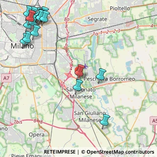 Mappa Via XXV Aprile, 20097 San Donato Milanese MI, Italia (6.41526)