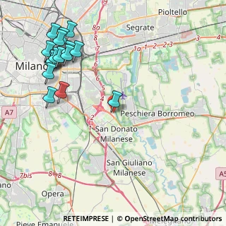 Mappa Via XXV Aprile, 20097 San Donato Milanese MI, Italia (5.34824)