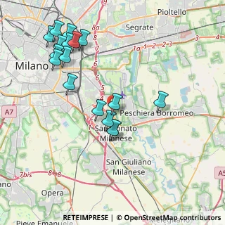 Mappa Via XXV Aprile, 20097 San Donato Milanese MI, Italia (4.34588)