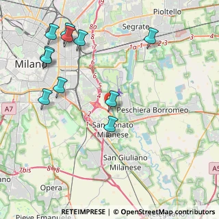 Mappa Via XXV Aprile, 20097 San Donato Milanese MI, Italia (4.91545)
