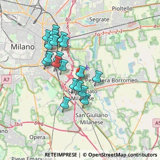 Mappa Via XXV Aprile, 20097 San Donato Milanese MI, Italia (3.30053)
