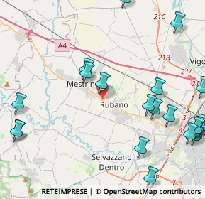 Mappa SS  11 Km 375+835 N. Snc, 35035 Mestrino PD, Italia (5.7395)