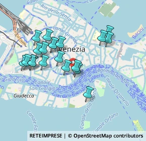 Mappa Corte Barozzi, 30124 Venezia VE, Italia (0.8635)