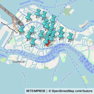 Mappa Corte Barozzi, 30124 Venezia VE, Italia (0.7835)