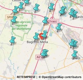 Mappa Via Aldo Moro, 25021 Bagnolo Mella BS, Italia (5.0905)