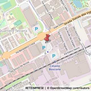 Mappa Via De Nicola Enrico, 6, 20090 Cesano Boscone, Milano (Lombardia)