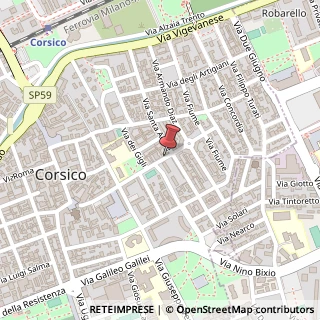 Mappa Via Vincenzo Monti, 49, 20094 Corsico, Milano (Lombardia)