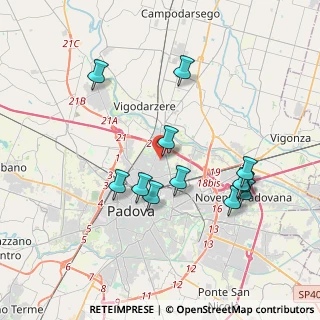 Mappa Via Beato Giuseppe Cafasso, 35133 Padova PD, Italia (3.67917)