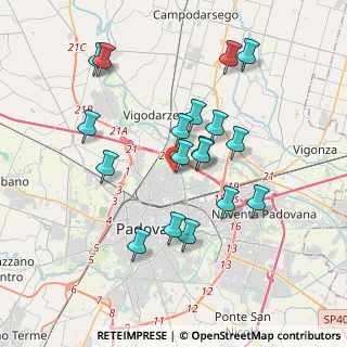 Mappa Via Beato Giuseppe Cafasso, 35133 Padova PD, Italia (3.51833)